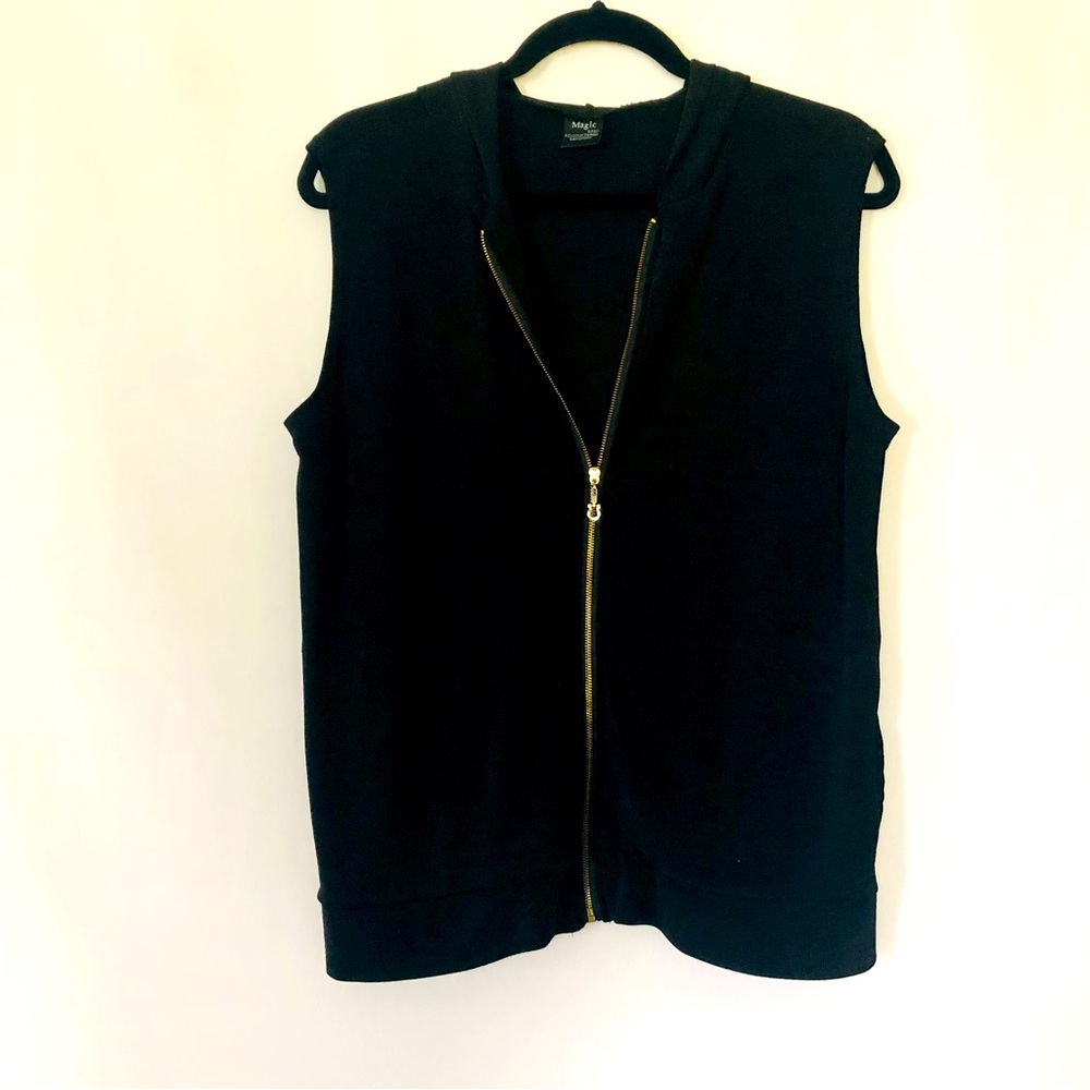 Sleeveless Vest Size XL Black
